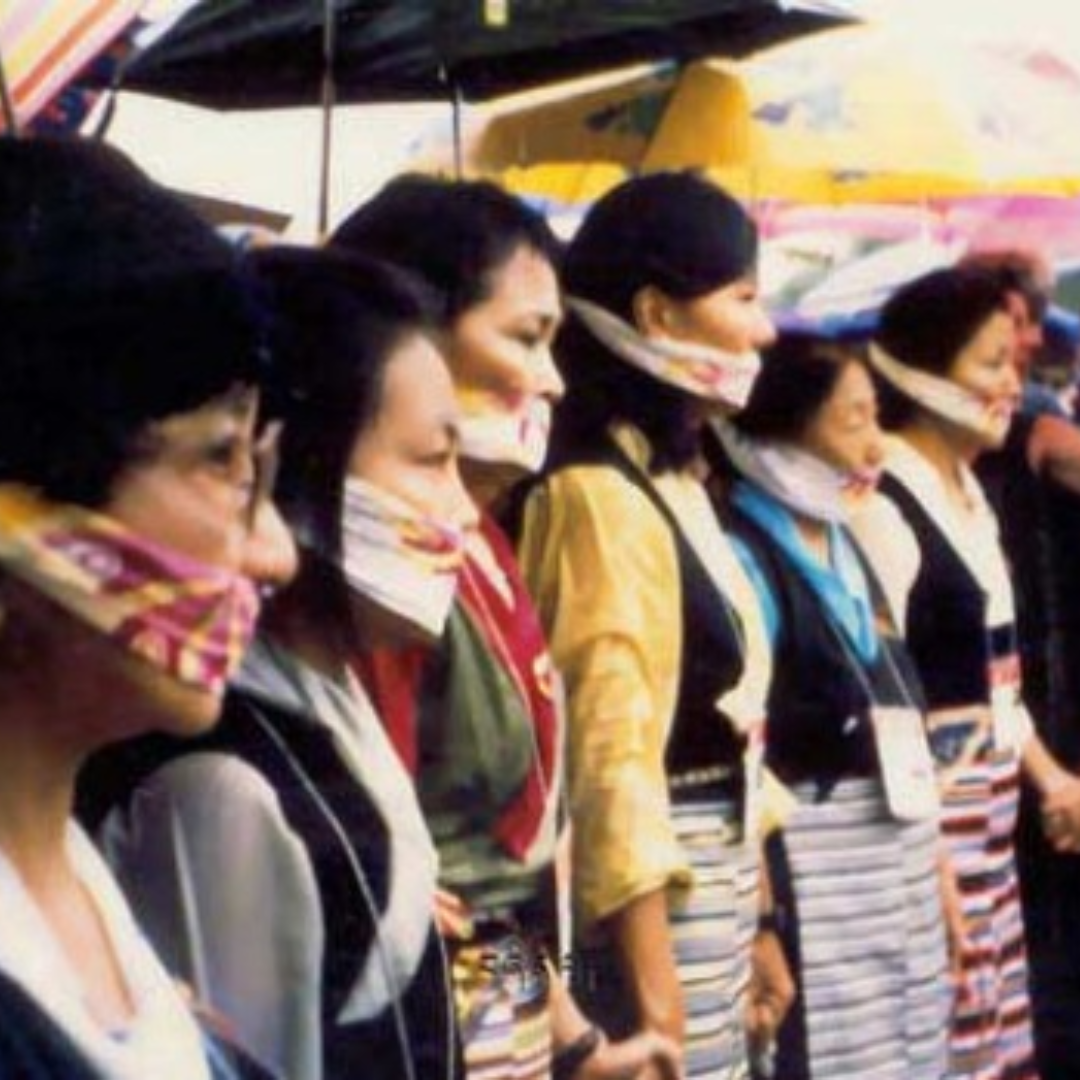 UN Conference in Beijing Silent Protest (Tibet)